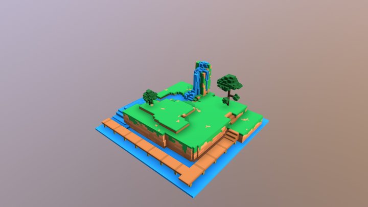 Mini Island - Summer Edition 3D Model