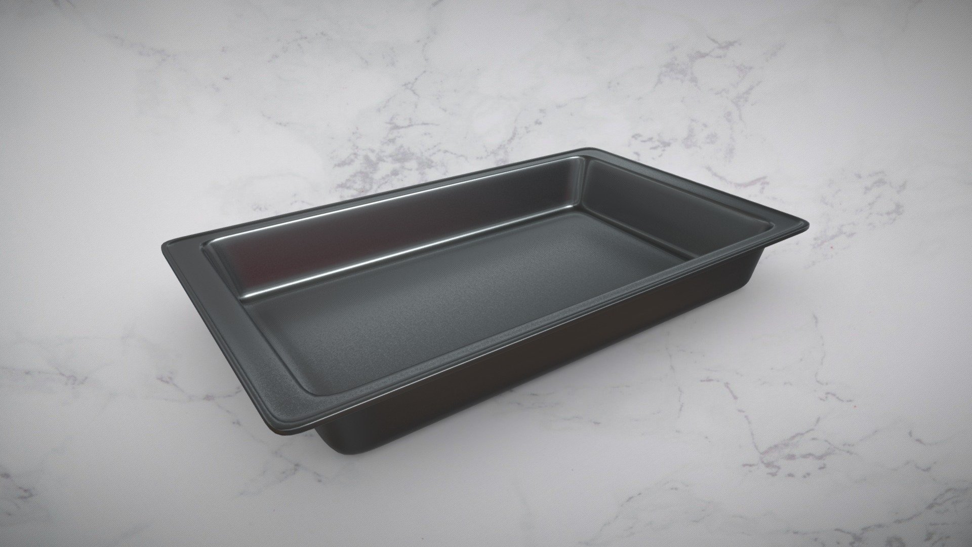 Anodized Aluminum Roasting Pan Buy Royalty Free 3D model by Gregory