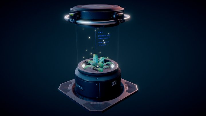 Bio Chamber Unit - Free Asset 3D Model
