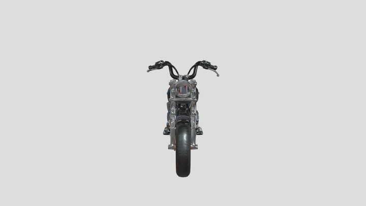 Harley Davidson Fatboy 1990 3D Model