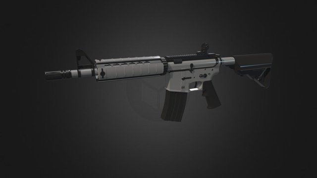 M4A4 Suave 3D Model