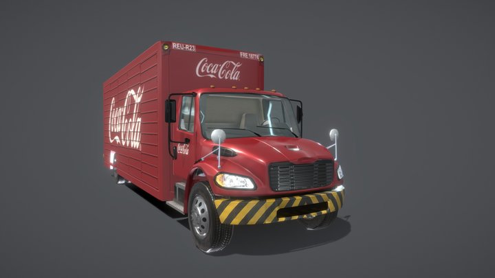 Freightliner truck 3D Model