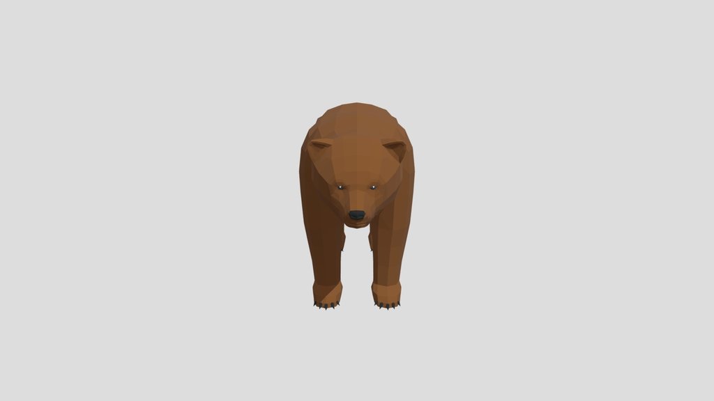Low Poly Bear