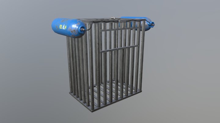 Shark Cage 3D Model
