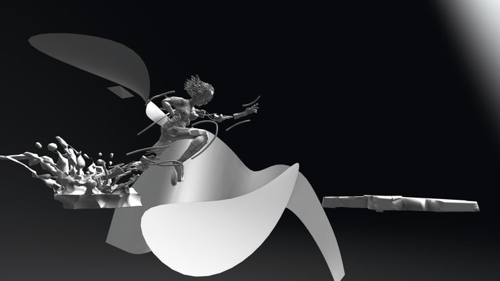 Runner (VR sculpt) 3D Model