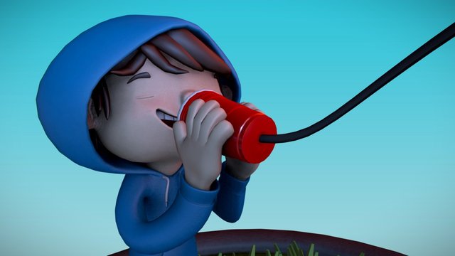 I'll Send You My Love On a Wire 3D Model