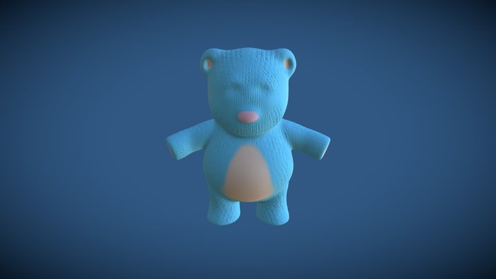 Teddy Bear - texturized 3D Model