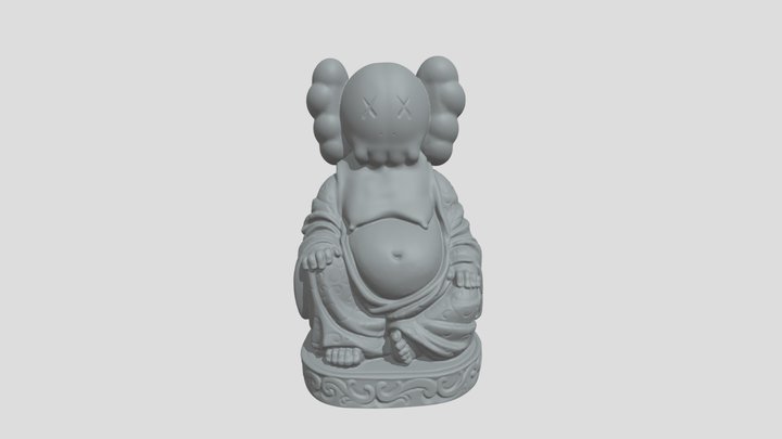 Kaws Buddha 3D Model