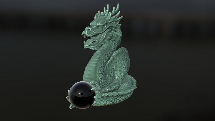 Kineski Zmaj 3D Model