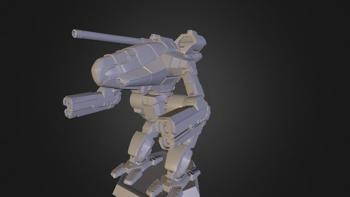 Shimmering Sword Marauder 3D Model