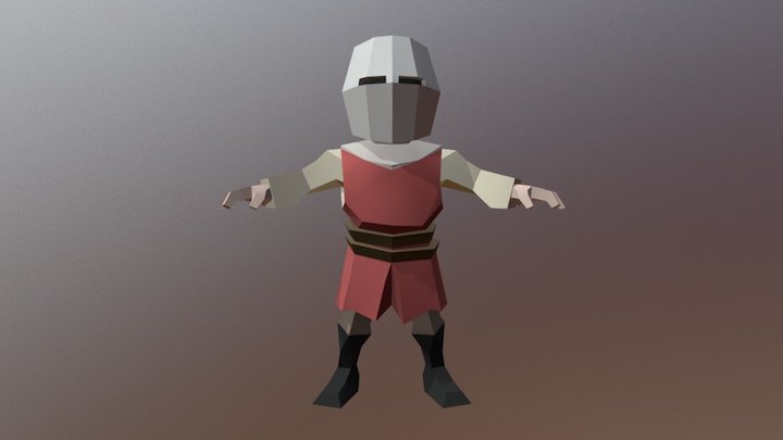 Knight Character 3D Model