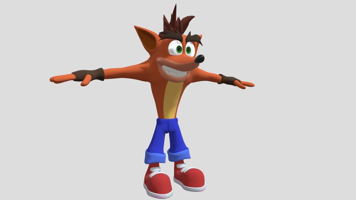 Crash Bandicoot 3D Model