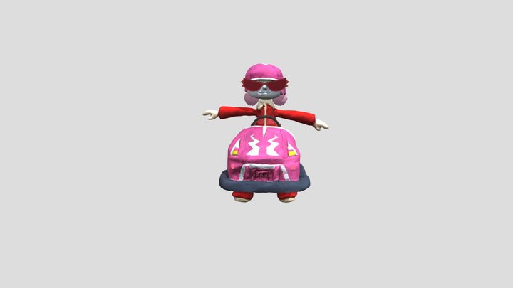 BUMPERCAR2PINK 3D Model