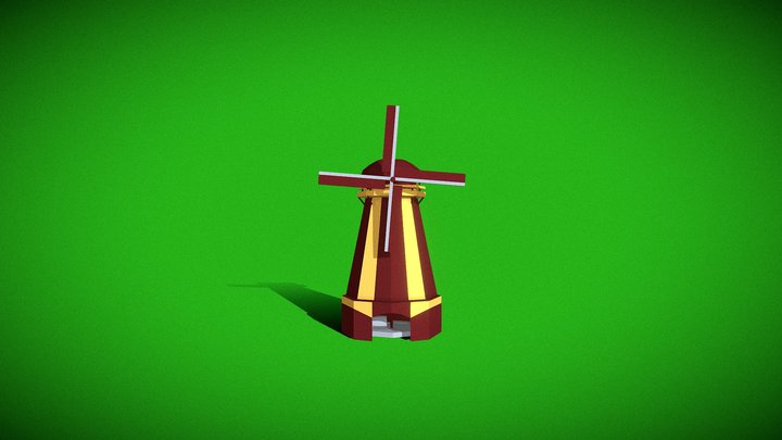 Windmill 3D Model