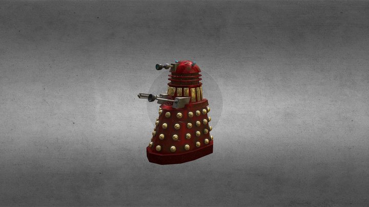 Dalek after Battle 3D Model