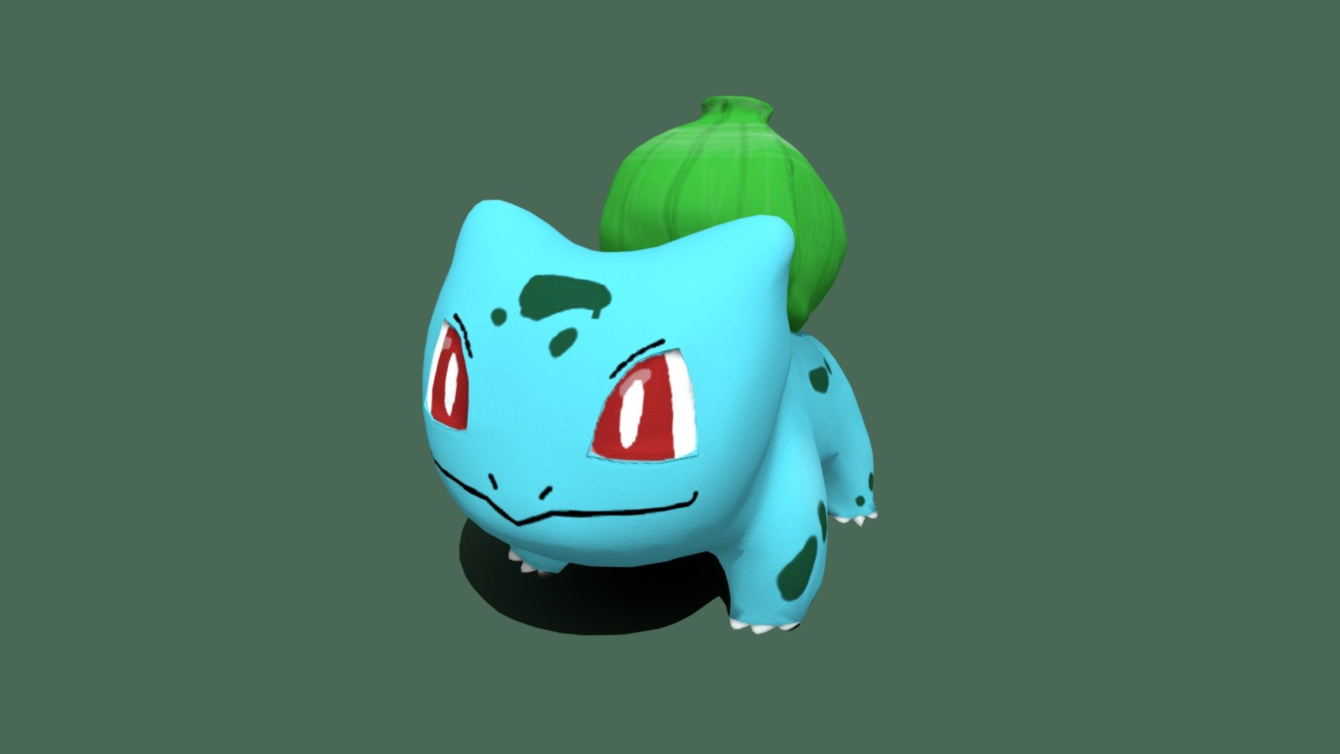 Bulbasaur Download Free 3d Model By Jobot Be8f1c5 Sketchfab 7537