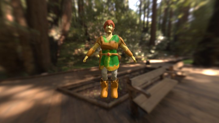 Kongah Full Model Polypainted 3D Model