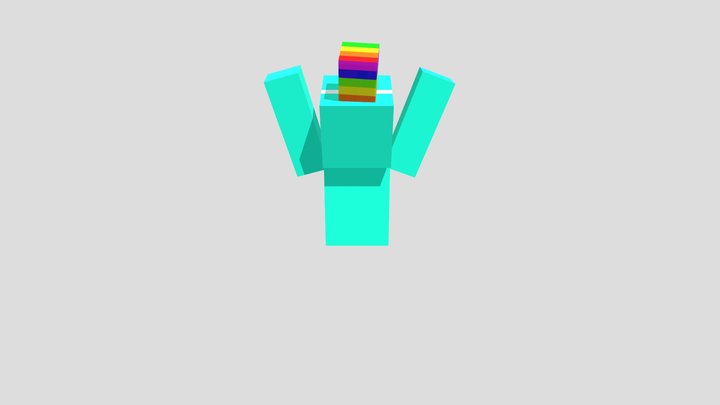 j man curly 3D Model