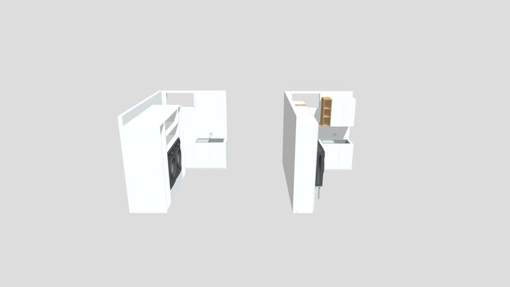 AMENAGEMENT MAISON ARGENTEUIL-N9-10-buanderie 3D Model