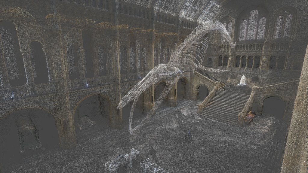 Hintze Hall, NHM London [point cloud]