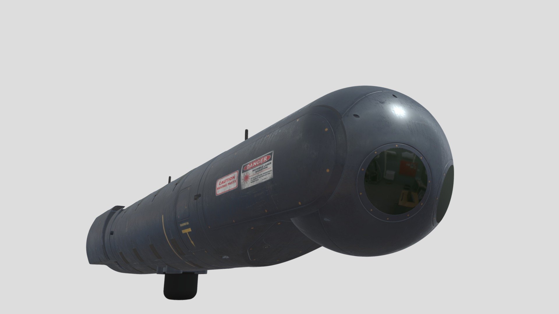 RAFAEL AN/AAQ-28(V) Litening - Download Free 3D model by Vlad.Mojaev ...