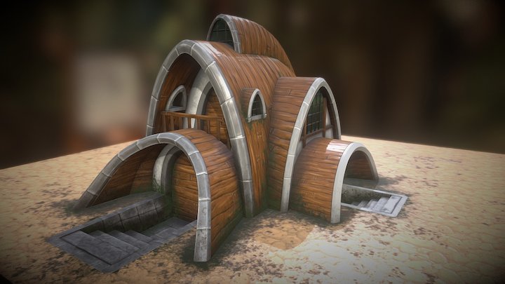 Fantasy_House_01 3D Model