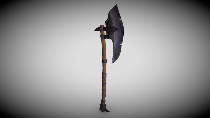 battle axe/hacha de batalla 3D Model