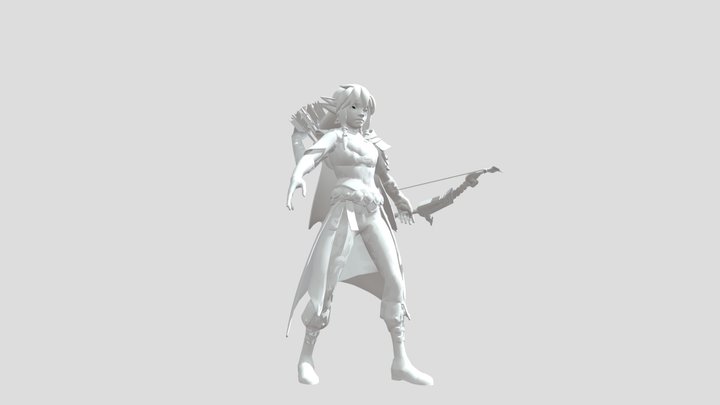 Bow User Animation (WIP)- 3D Model