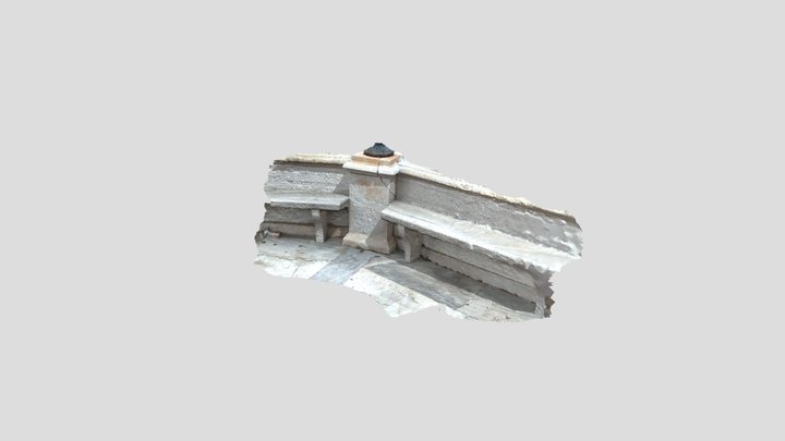 #SyroSOS Marble Crack in Podium 3D Model