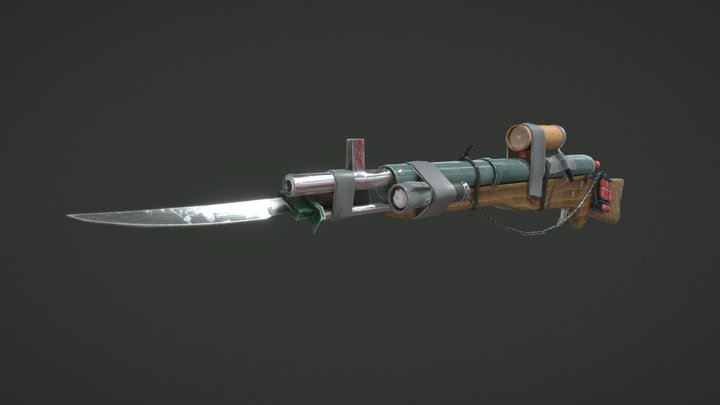 Makeshift Rifle 3D Model