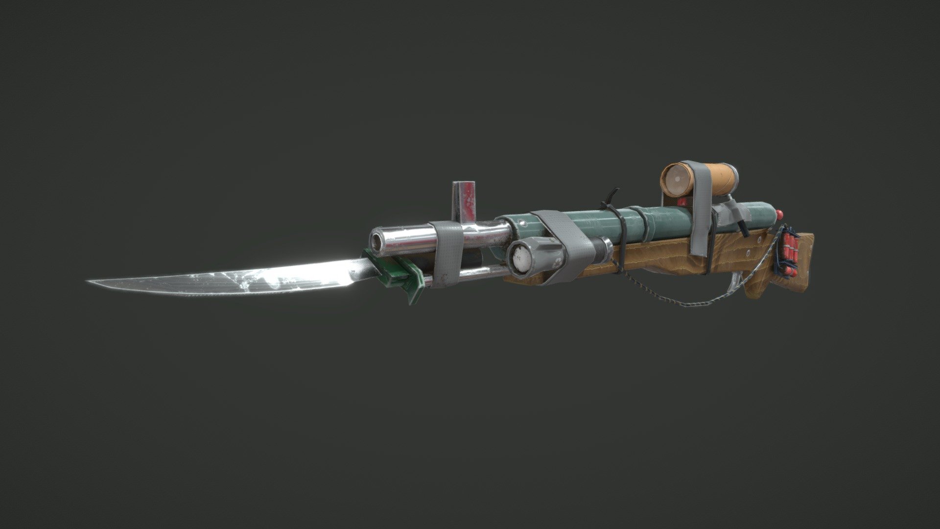 Makeshift Rifle - 3D model by Daan_Seynaeve [be959cd] - Sketchfab