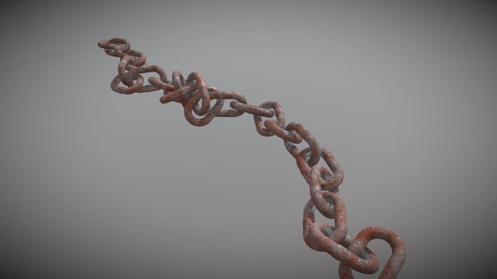 Rusty Chains 3D Model