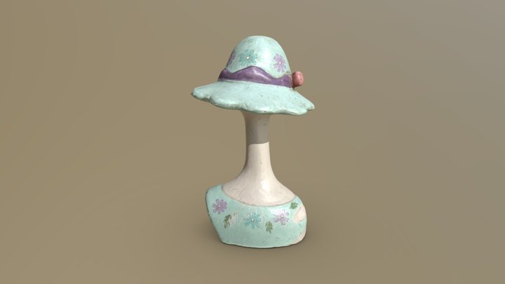 Hatted Figurines 3D Model