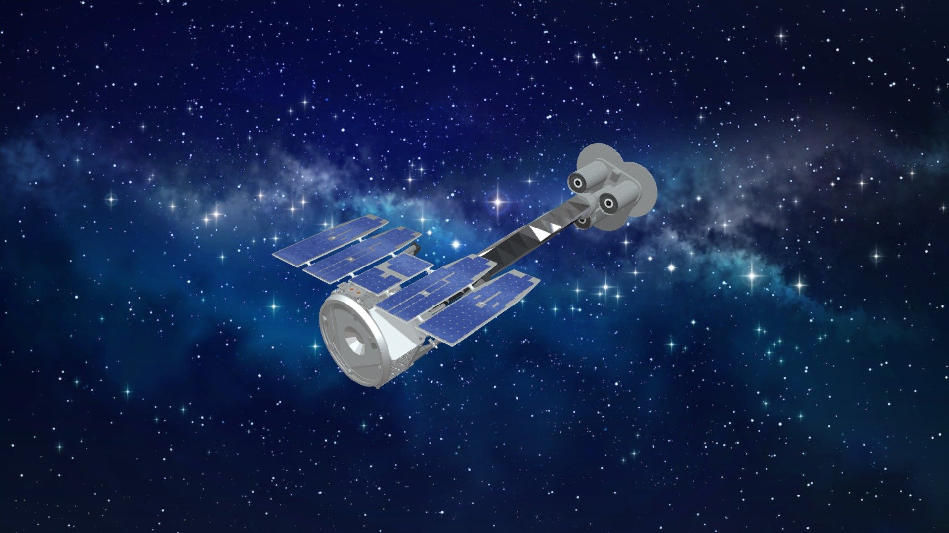 NASA IXPE—Imaging X-ray Polarimetry Explorer - Download Free 3D model ...