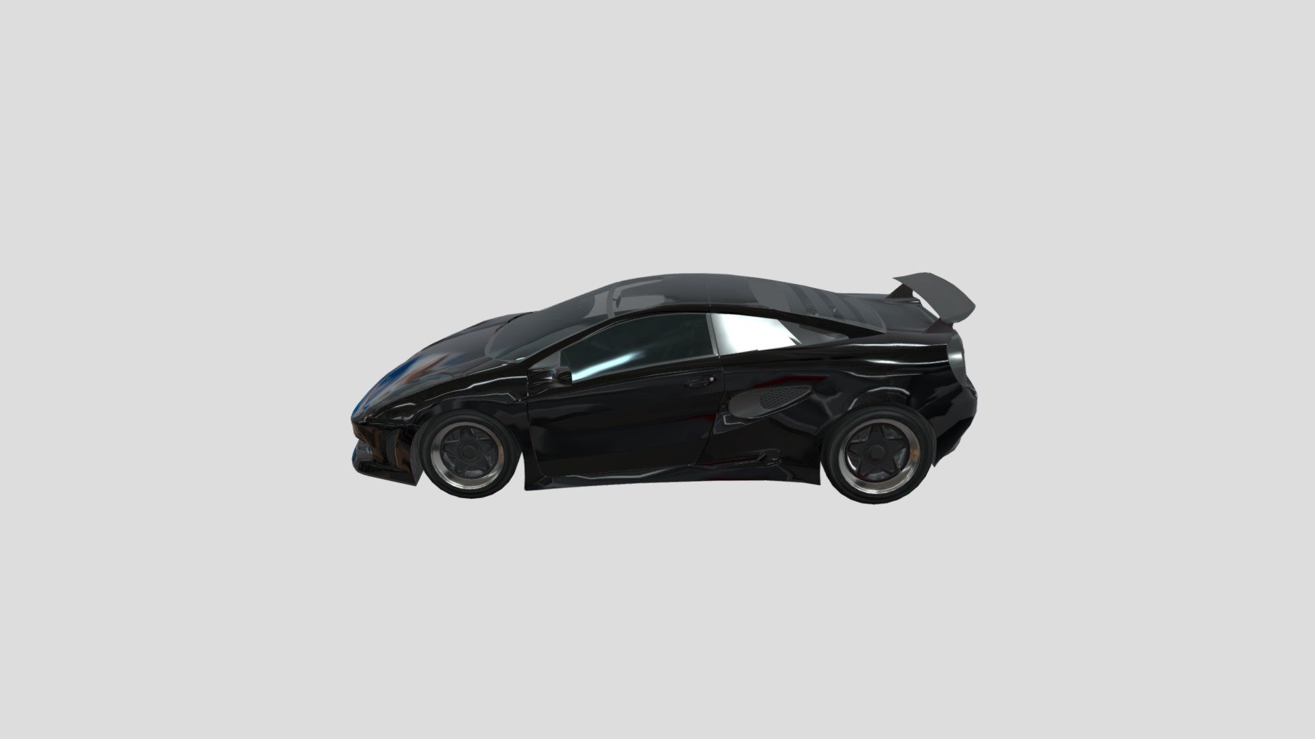 prototipo_speciale_95_-_low_poly_model
