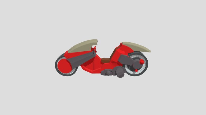 Motocycle 01 3D Model