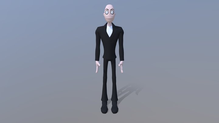 Grey Matter Gary|Free Download|Rigged Character 3D Model