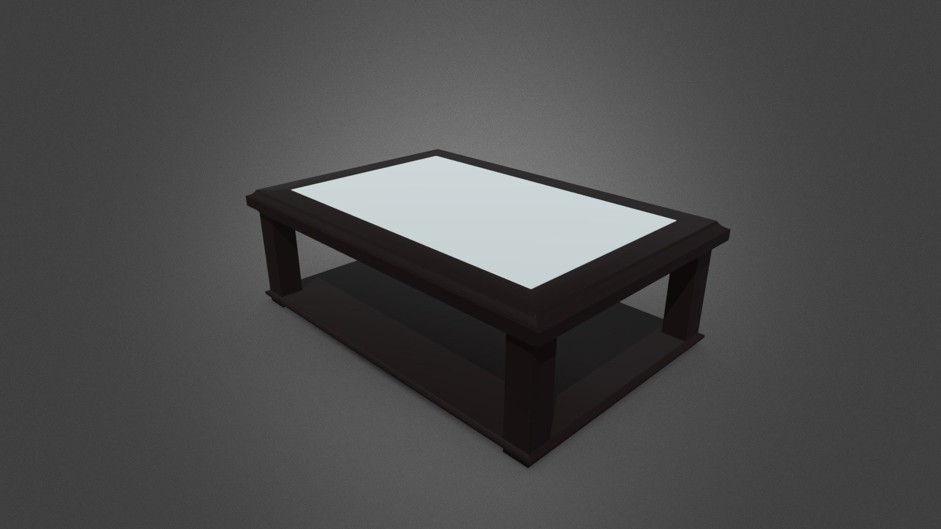 Wood Concrete Center Table