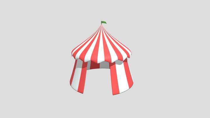 Circus Tent 3D Model