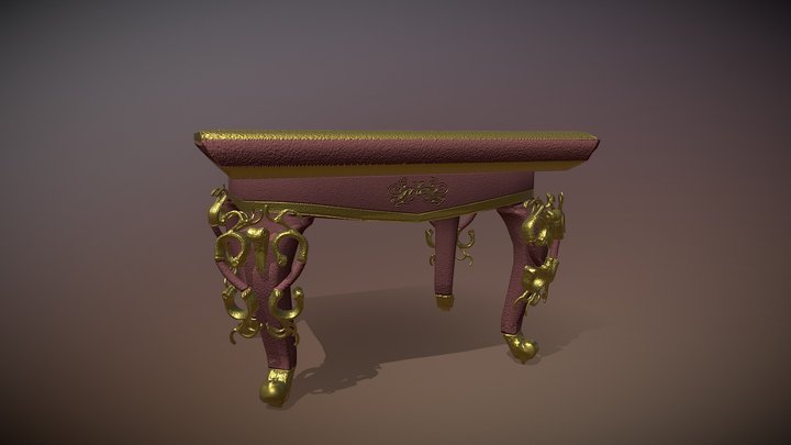 Victorian Table 3D Model