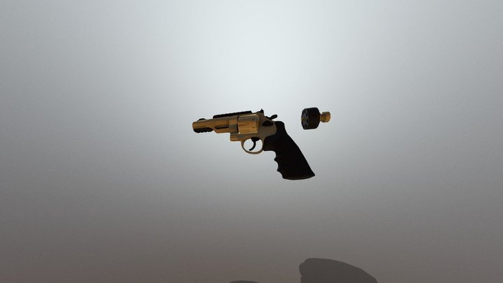 warface revolver 3D Model
