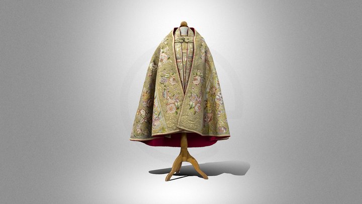 The rose liturgical vestment set – Gratis 3D-model STL