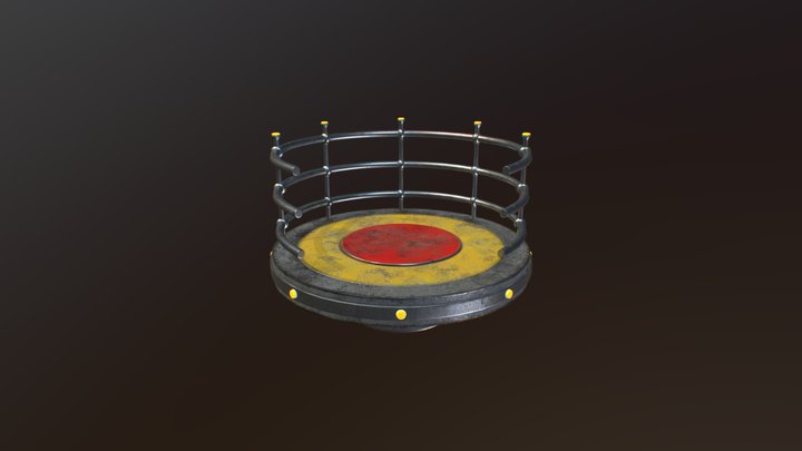 LI Hover Platform 3D Object 3D Model