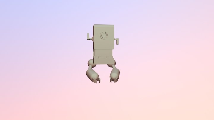 Robot Concept With Animation 3D Model