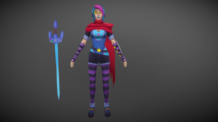 Test - Arcade Fiora - Riot Art Contest 3D Model