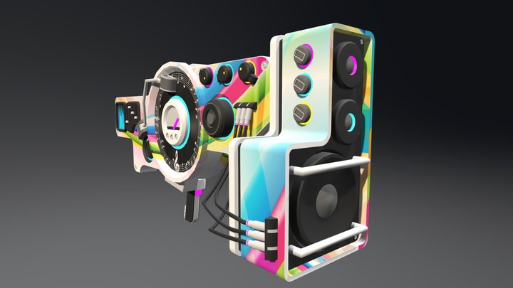 Dubstep Gun - Original Song 3D Model