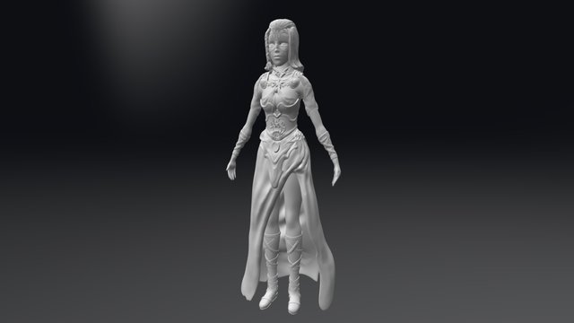 woman NPC 3D Model