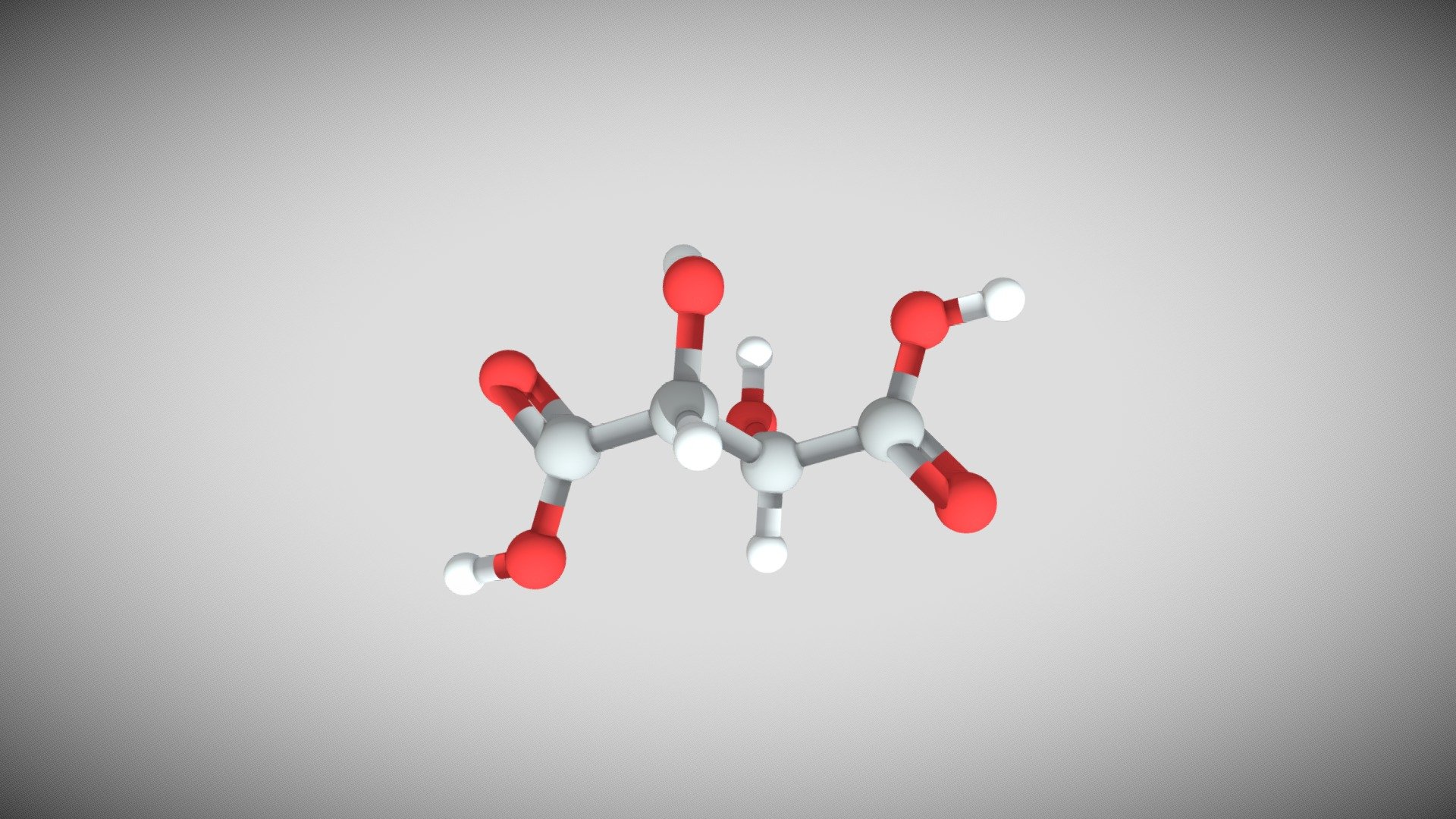 (2R,3R)-tartaric acid or L-(+)-tartaric acid - Download Free 3D model ...