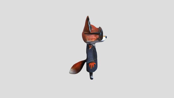 Spy Fox 3D Model