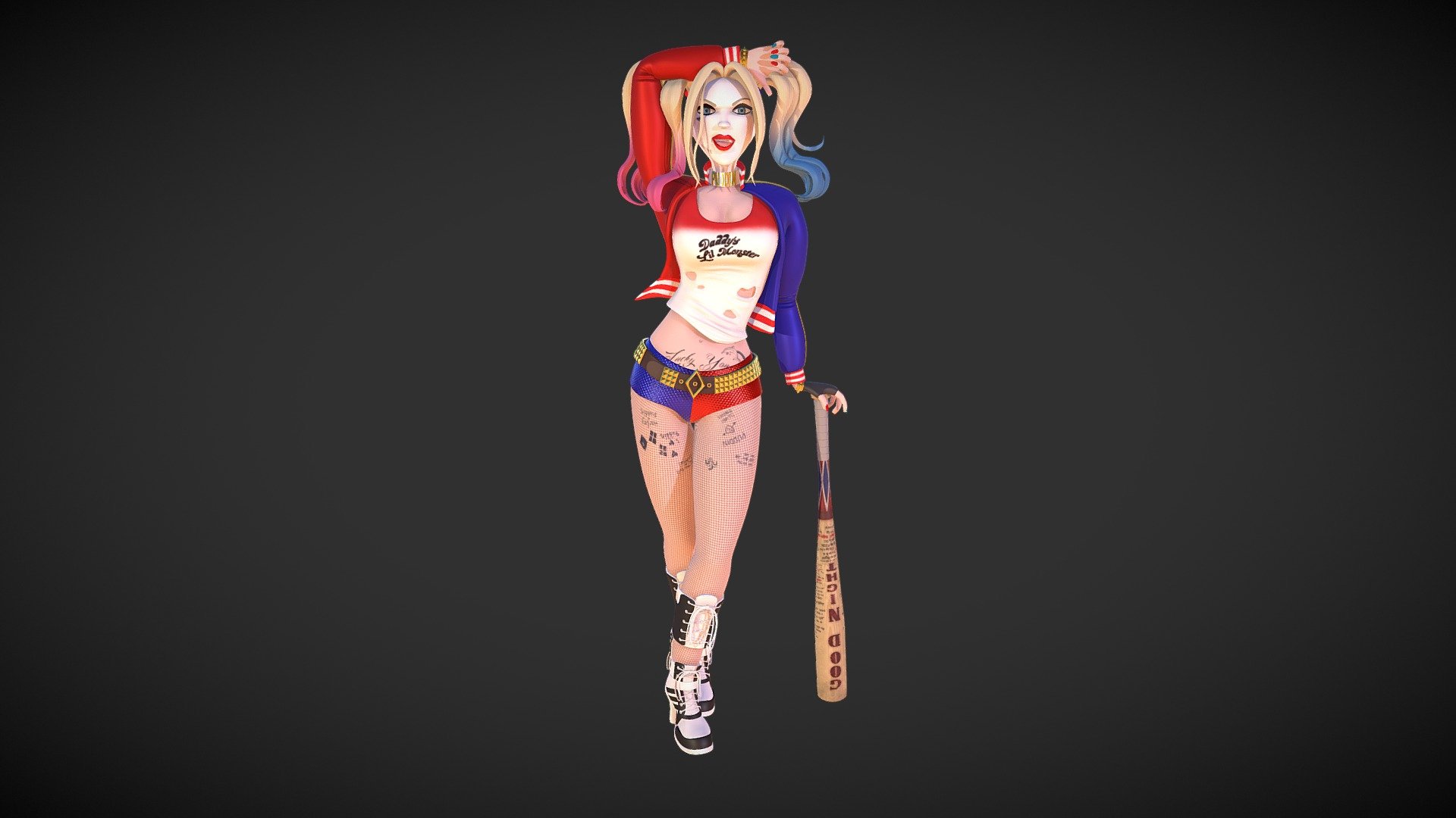 Harley Quinn 3D Model.